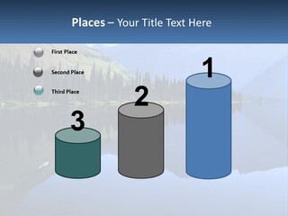 Western Landscape Mountains Symmetry PowerPoint Template