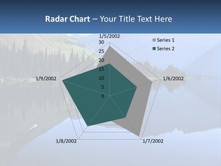 Western Landscape Mountains Symmetry PowerPoint Template
