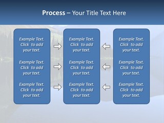 Western Landscape Mountains Symmetry PowerPoint Template