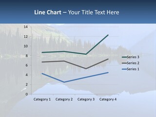 Western Landscape Mountains Symmetry PowerPoint Template
