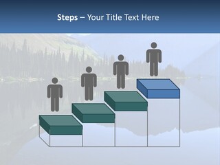 Western Landscape Mountains Symmetry PowerPoint Template