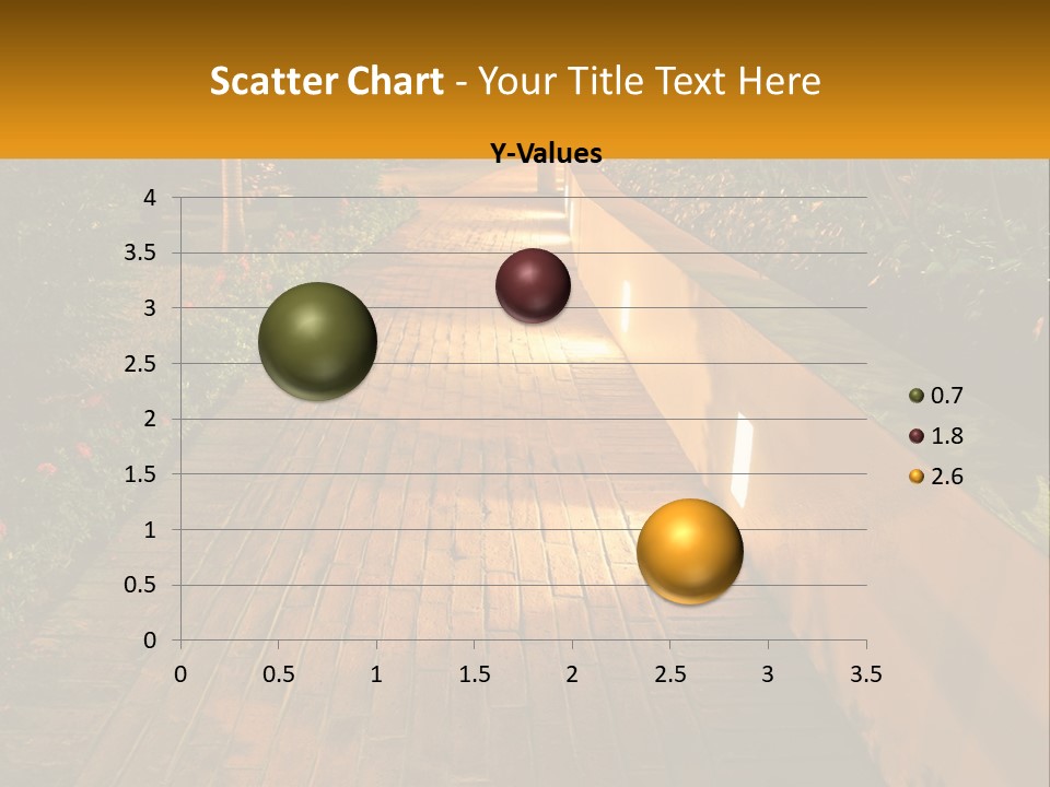 Brick Colonial Path PowerPoint Template