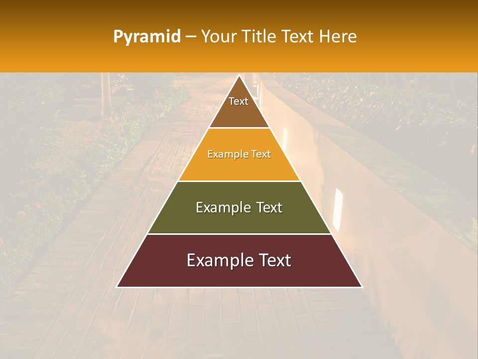 Brick Colonial Path PowerPoint Template
