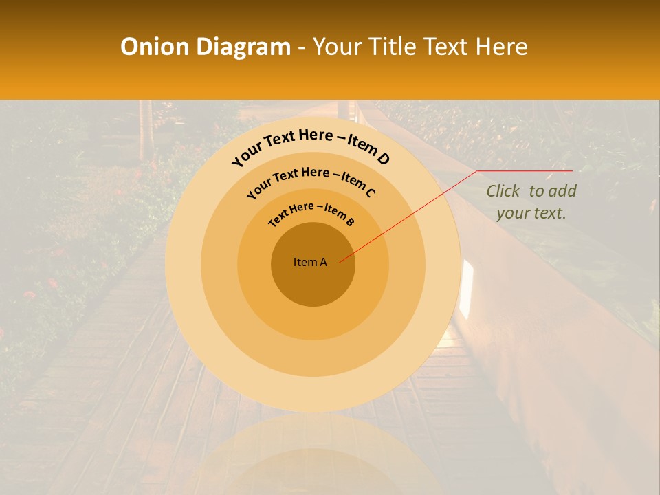 Brick Colonial Path PowerPoint Template