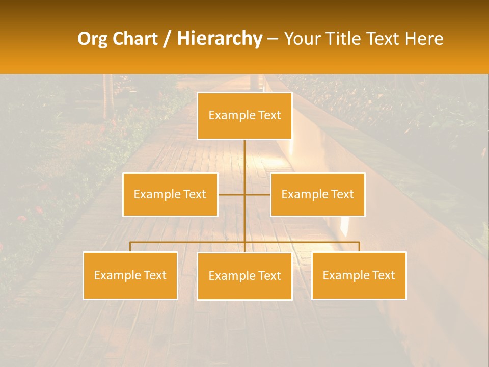 Brick Colonial Path PowerPoint Template