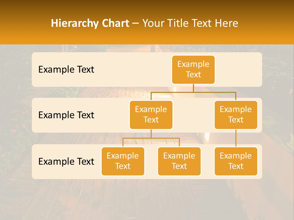 Brick Colonial Path PowerPoint Template