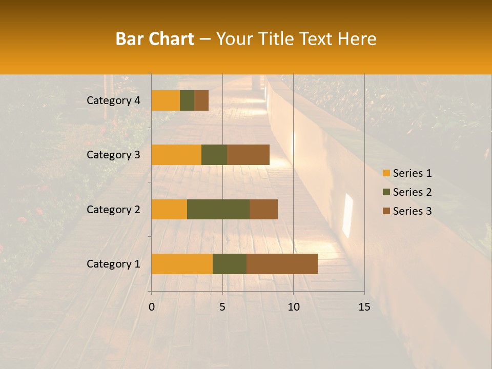 Brick Colonial Path PowerPoint Template