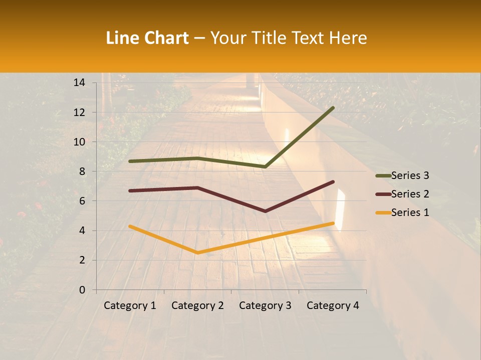 Brick Colonial Path PowerPoint Template