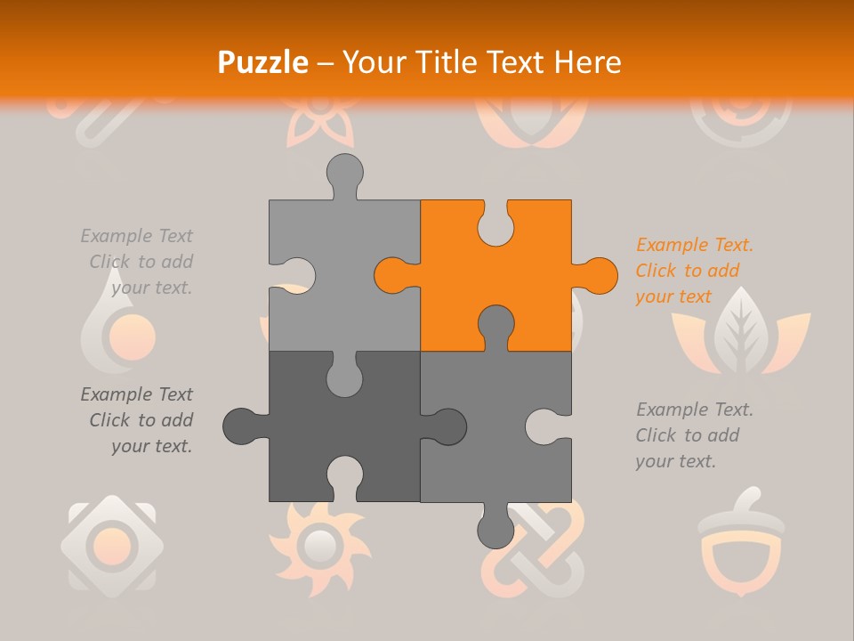 Spring Designer Water PowerPoint Template