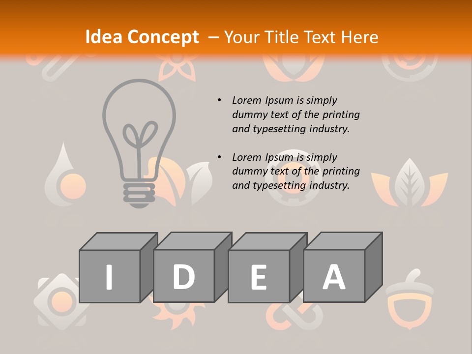 Spring Designer Water PowerPoint Template