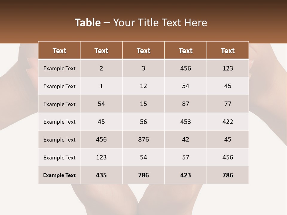 Insurance Gesture Abstract PowerPoint Template