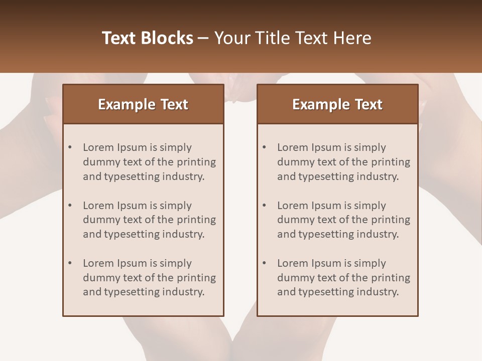 Insurance Gesture Abstract PowerPoint Template