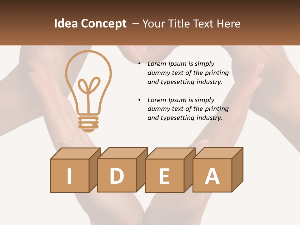 Insurance Gesture Abstract PowerPoint Template