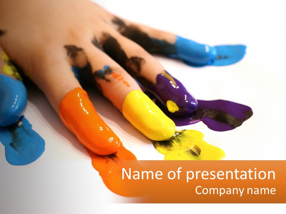 Descriptive Black Childhood PowerPoint Template