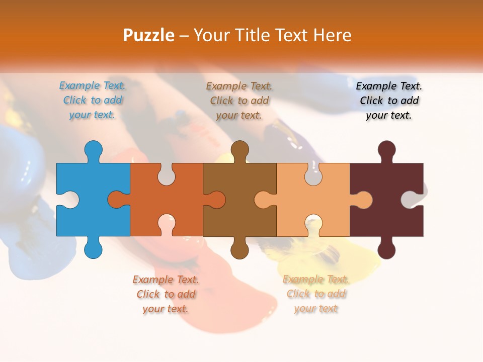 Descriptive Black Childhood PowerPoint Template