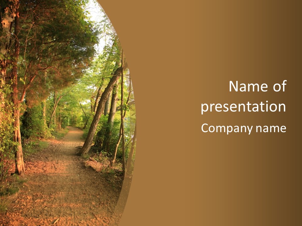 Beautiful Vista Scenery PowerPoint Template