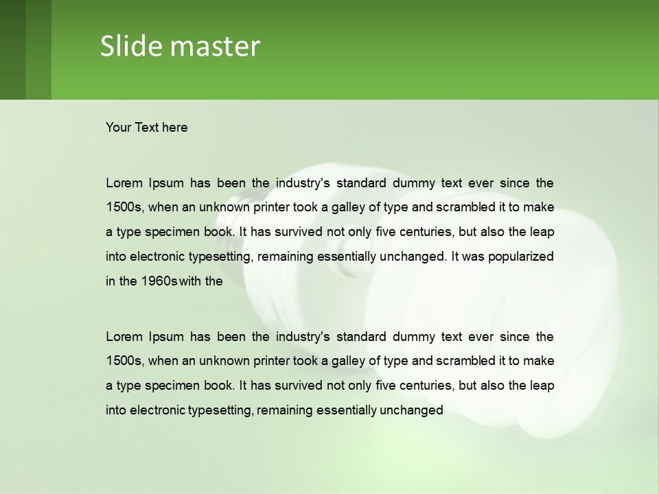 Plug Cost Environmental PowerPoint Template