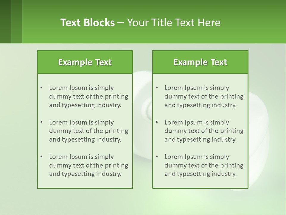 Plug Cost Environmental PowerPoint Template