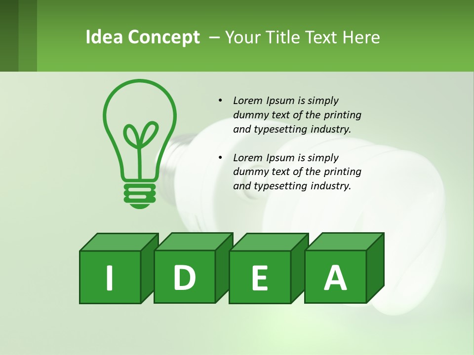 Plug Cost Environmental PowerPoint Template