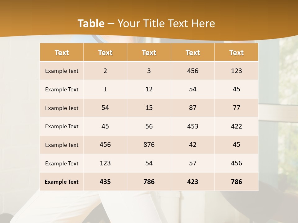 Dumbbell Strength Woman PowerPoint Template