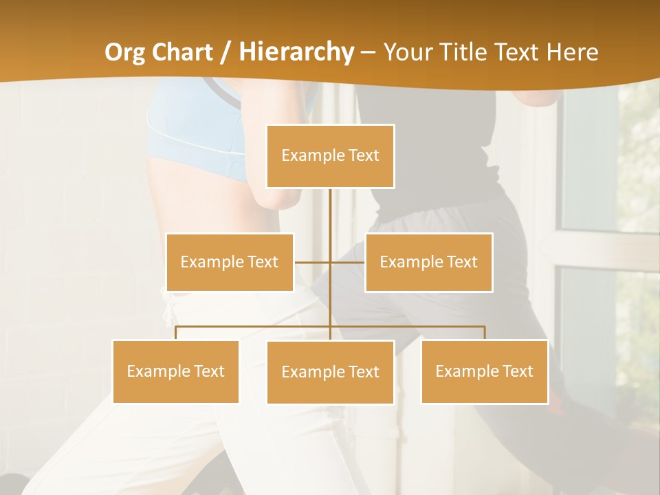 Dumbbell Strength Woman PowerPoint Template