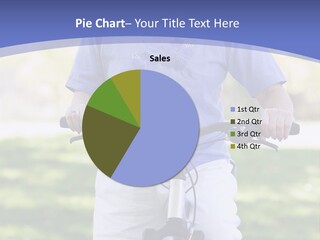 Outside Cycling Person PowerPoint Template