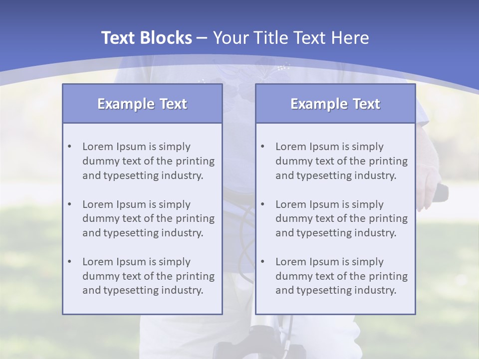 Outside Cycling Person PowerPoint Template