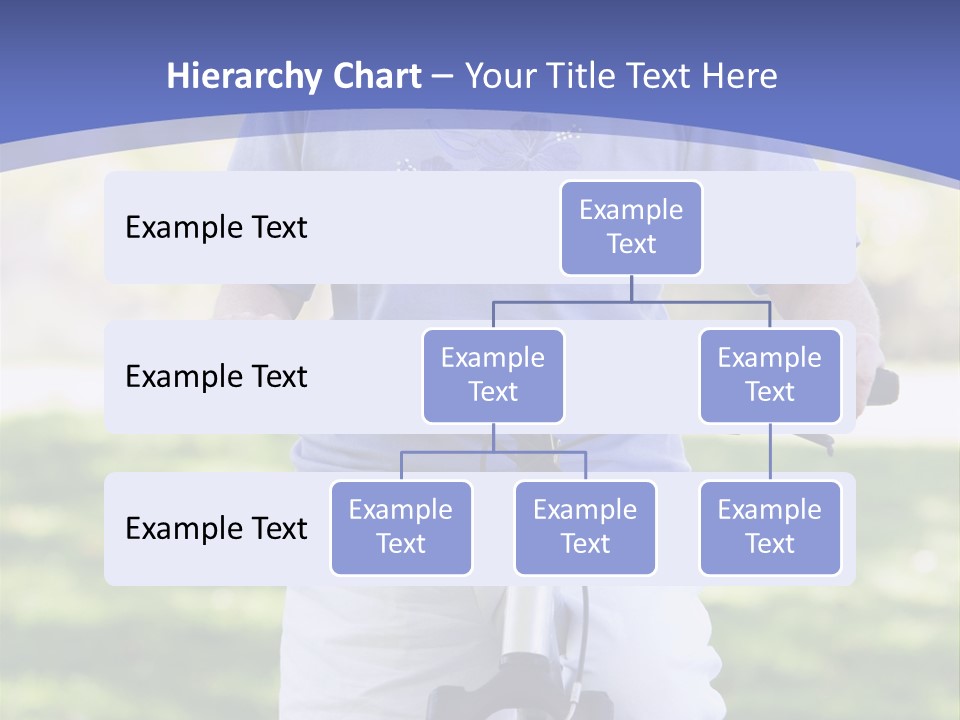 Outside Cycling Person PowerPoint Template