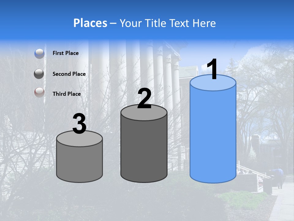 Outside Campus Lecture PowerPoint Template