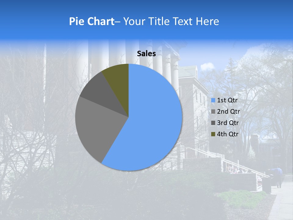 Outside Campus Lecture PowerPoint Template