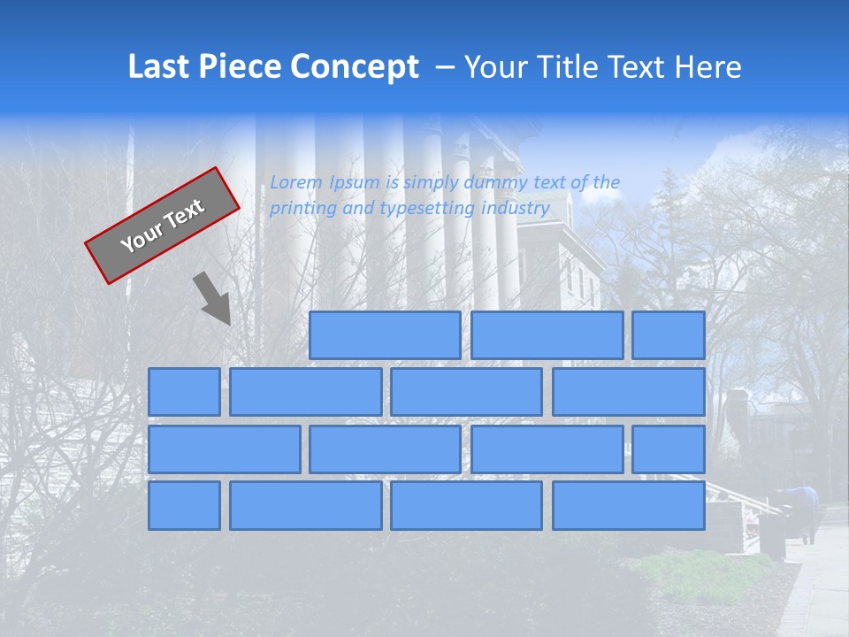 Outside Campus Lecture PowerPoint Template