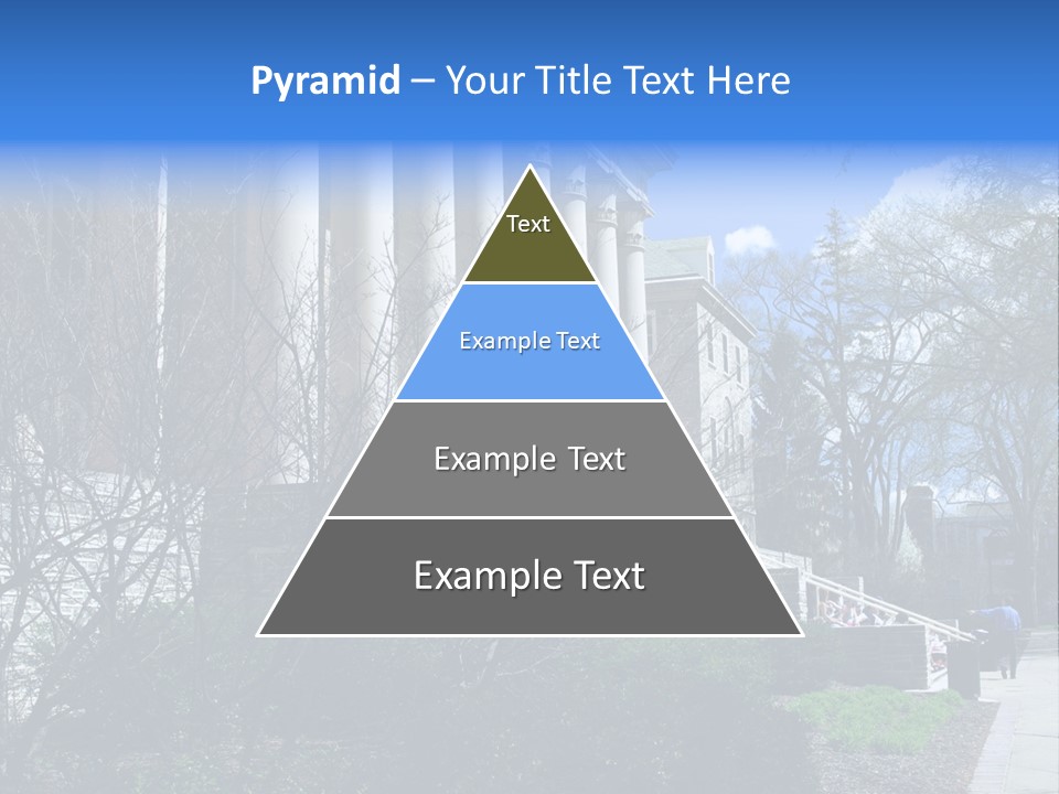Outside Campus Lecture PowerPoint Template