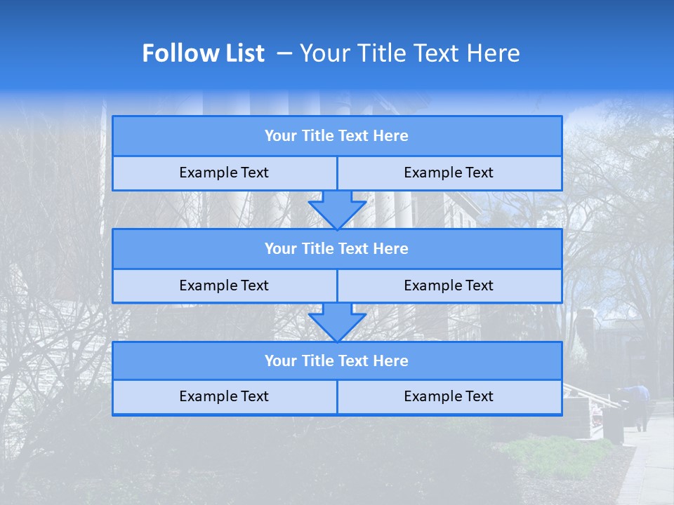 Outside Campus Lecture PowerPoint Template