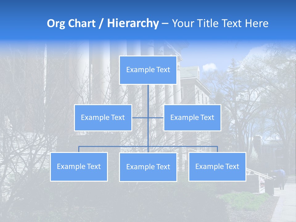 Outside Campus Lecture PowerPoint Template