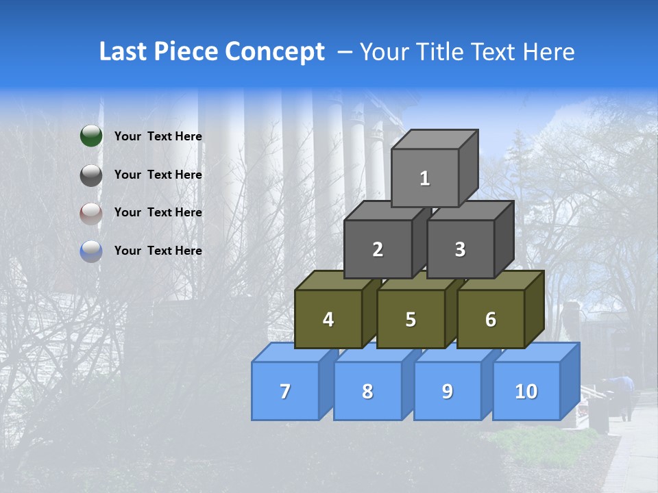 Outside Campus Lecture PowerPoint Template