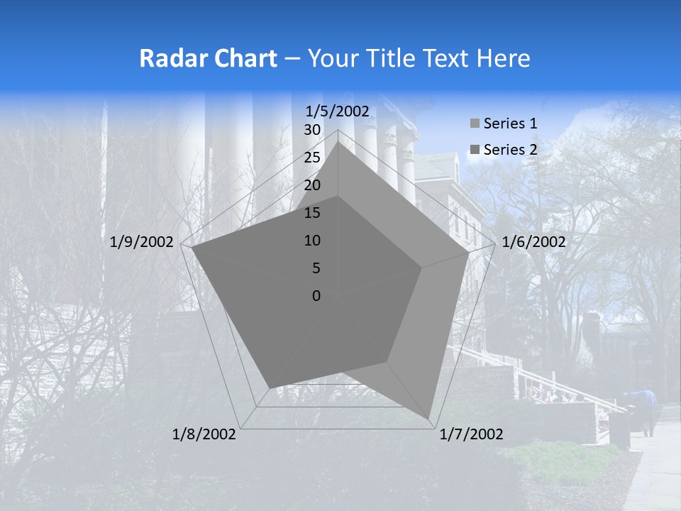 Outside Campus Lecture PowerPoint Template