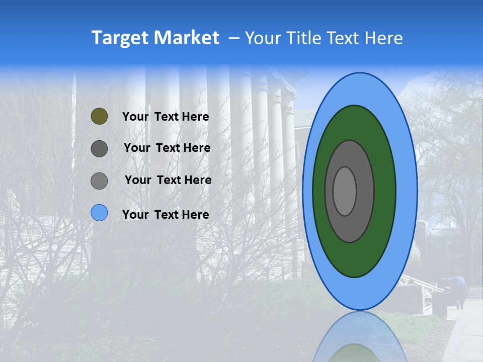 Outside Campus Lecture PowerPoint Template