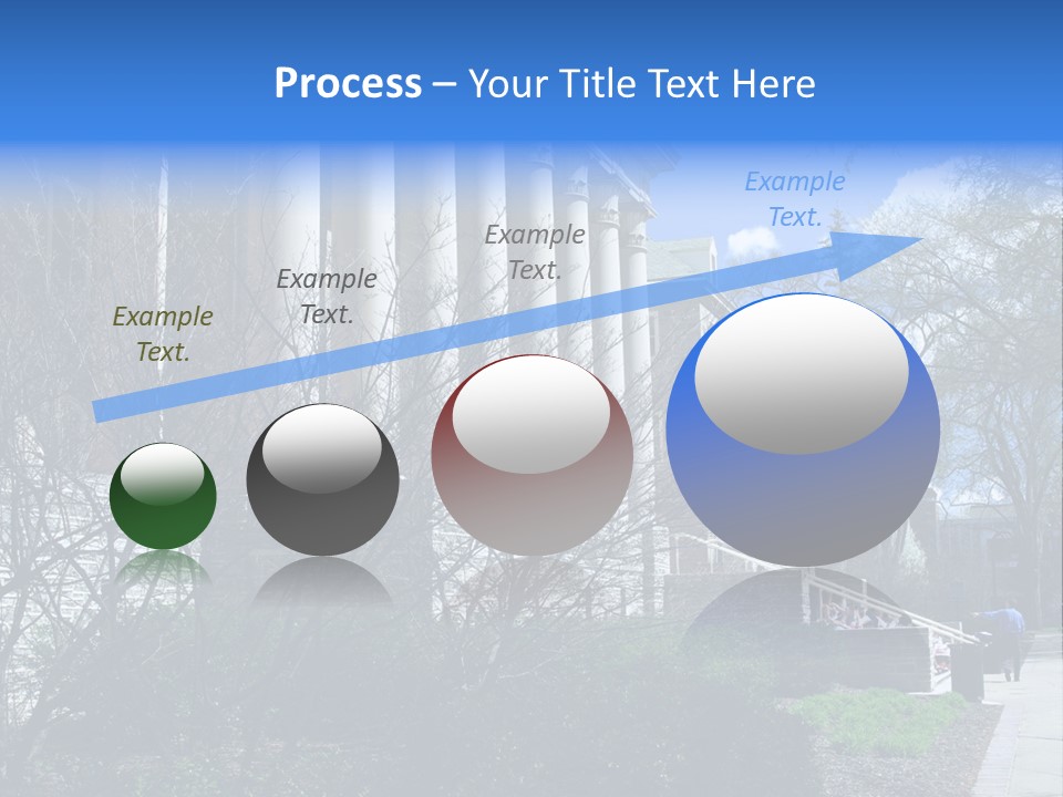Outside Campus Lecture PowerPoint Template