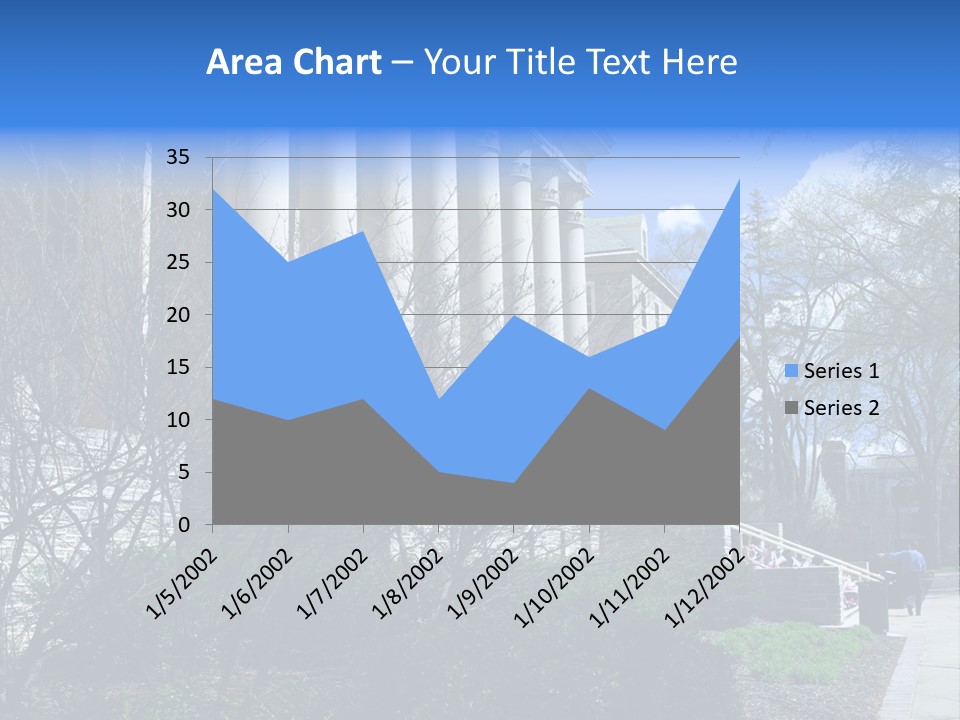 Outside Campus Lecture PowerPoint Template