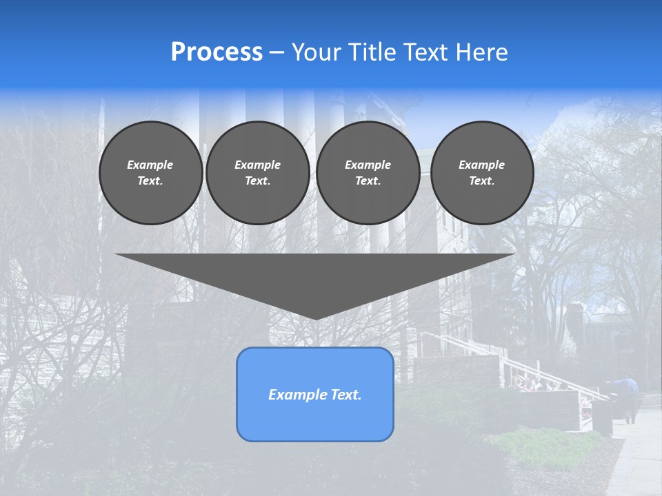 Outside Campus Lecture PowerPoint Template