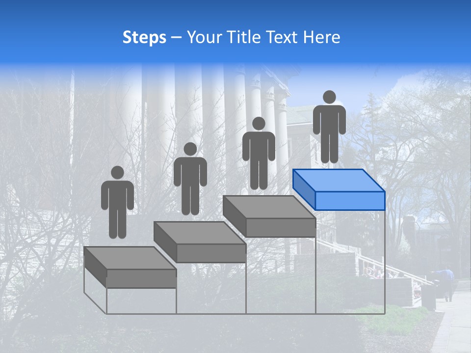 Outside Campus Lecture PowerPoint Template