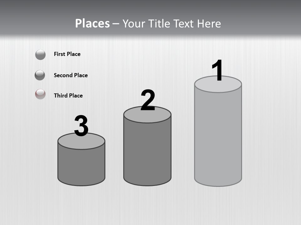 Polished Metallic Iron PowerPoint Template