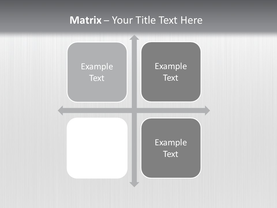 Polished Metallic Iron PowerPoint Template