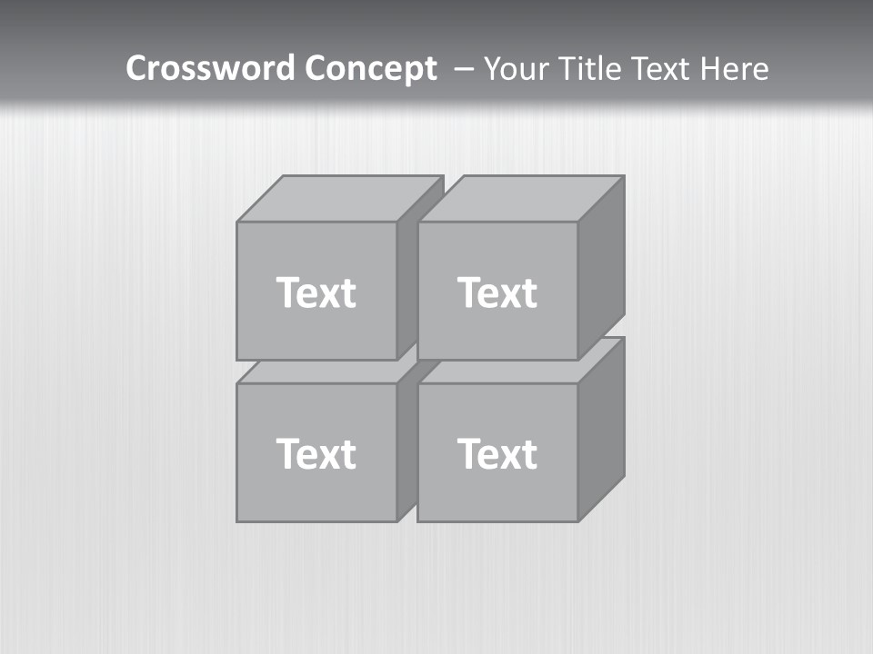 Polished Metallic Iron PowerPoint Template