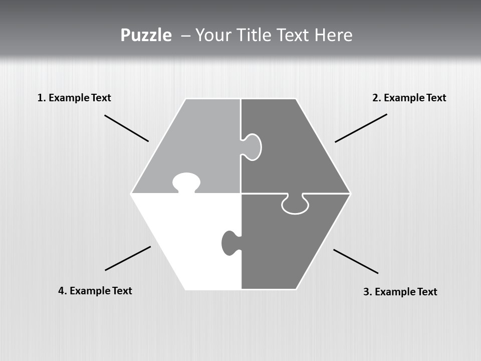 Polished Metallic Iron PowerPoint Template