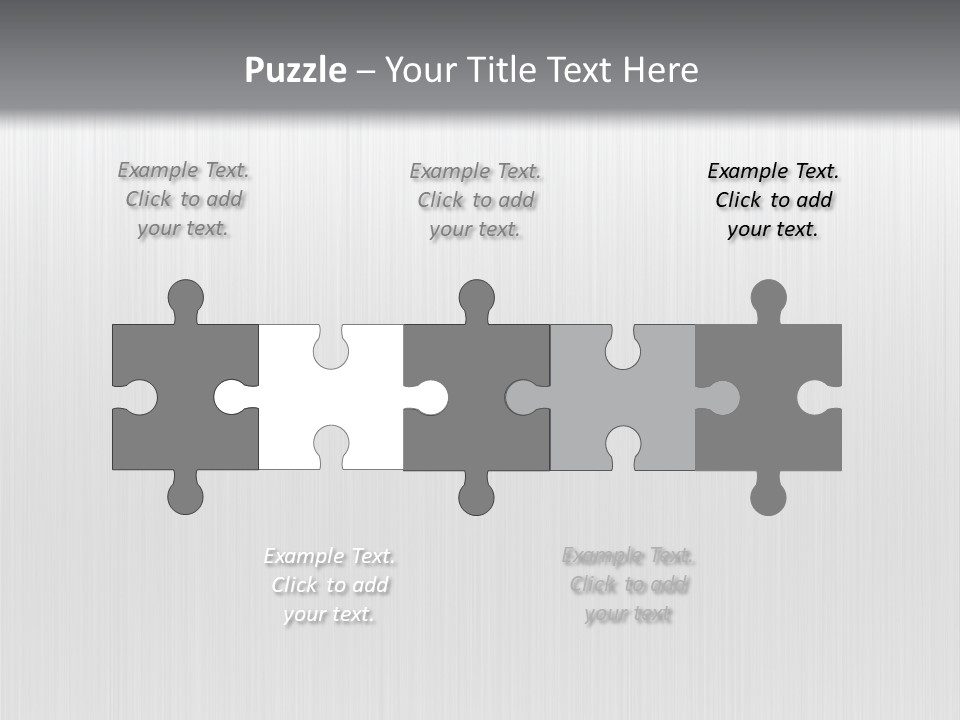 Polished Metallic Iron PowerPoint Template