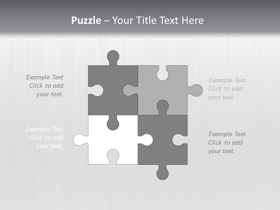 Polished Metallic Iron PowerPoint Template