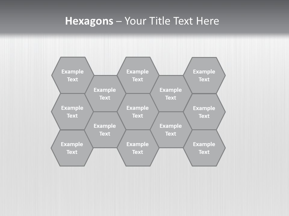 Polished Metallic Iron PowerPoint Template