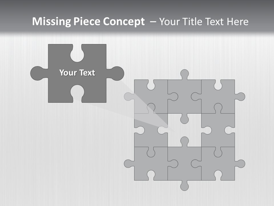 Polished Metallic Iron PowerPoint Template