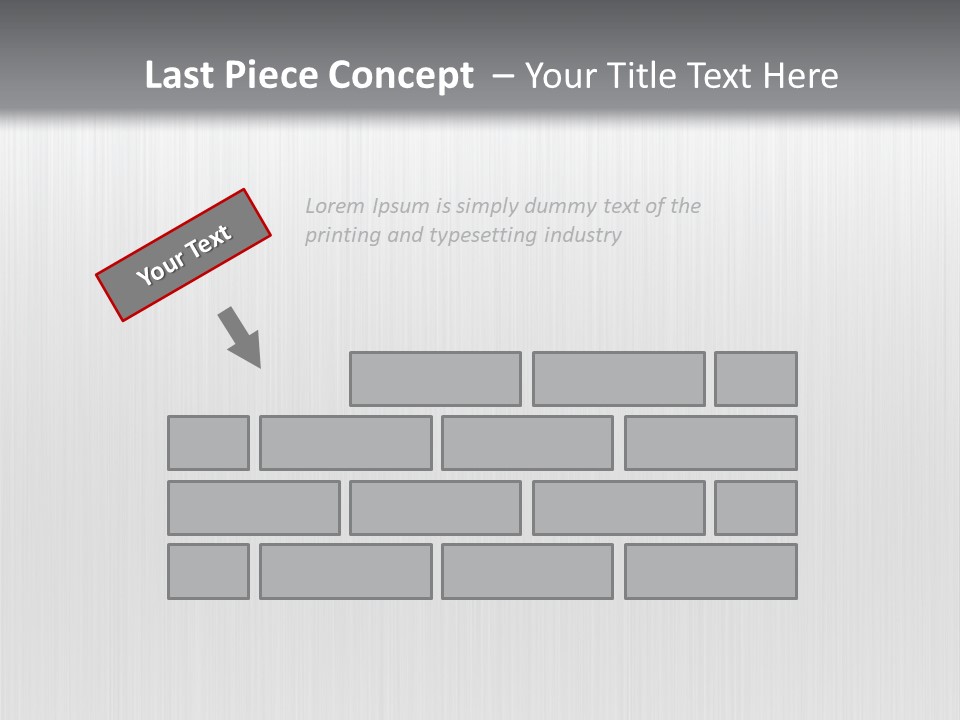 Polished Metallic Iron PowerPoint Template